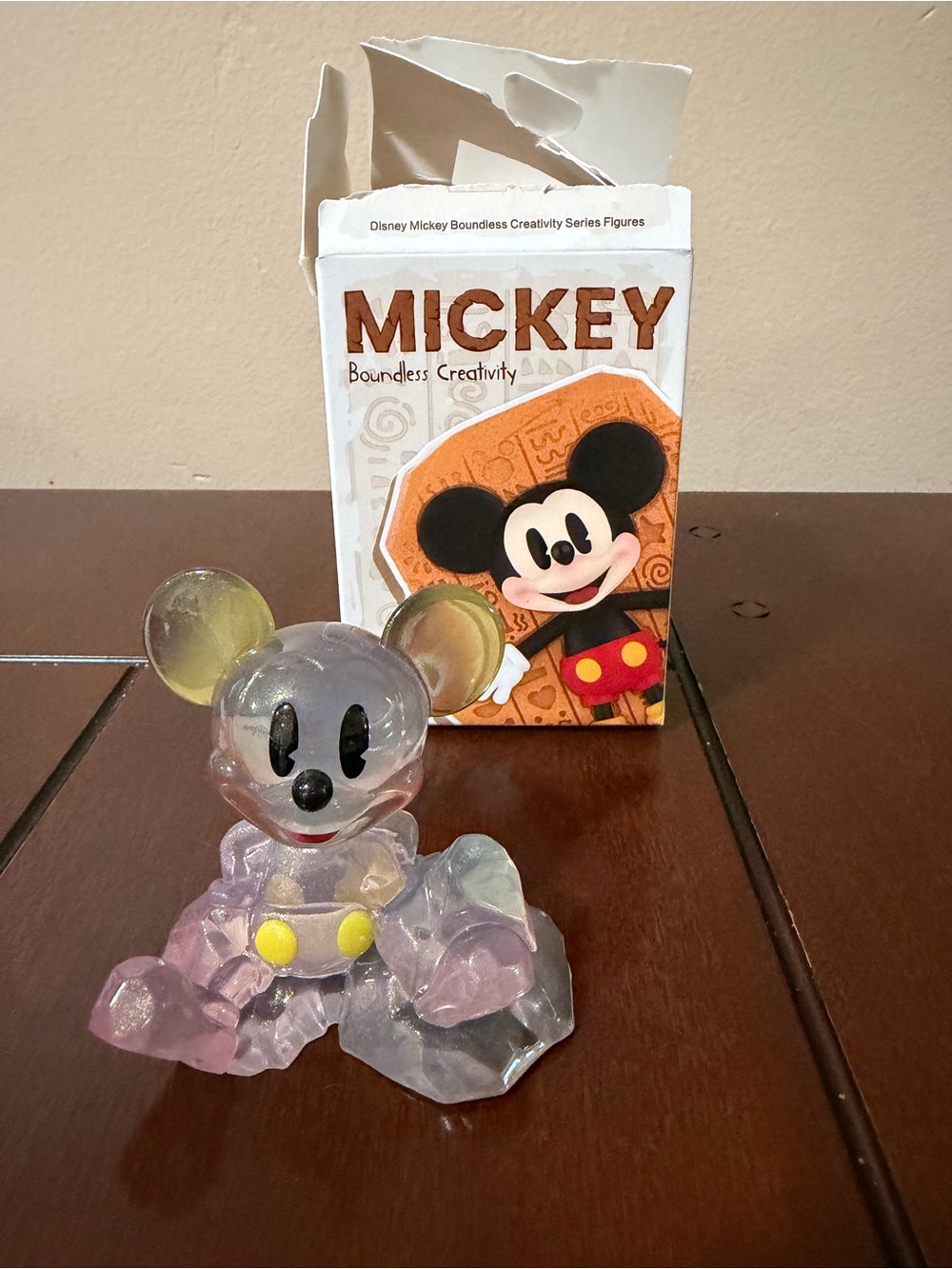 Pop Mart Disney Mickey Mouse Creative Boundless Series Blind Box Glaze Mickey